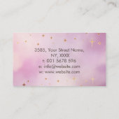 Violetvlam Visitekaartje (Achterkant)