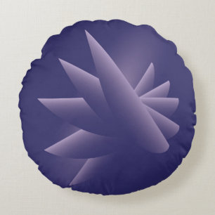 Violetvleugels Rond Kussen