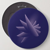 Violetvleugels Ronde Button 6,0 Cm (Voorkant /achterkant)