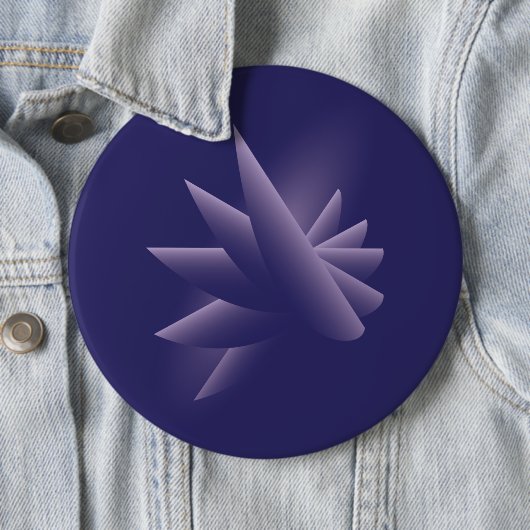 Violetvleugels Ronde Button 6,0 Cm (In situ)