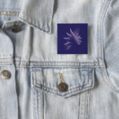 Violetvleugels Vierkante Button 5,1 Cm (In situ)