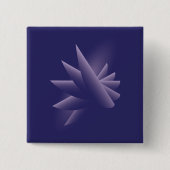 Violetvleugels Vierkante Button 5,1 Cm (Voorkant)