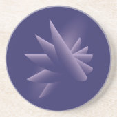 Violetvleugels Zandsteen Onderzetter (Voorkant)