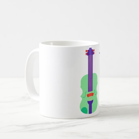 violien koffiemok (Voorkant links)