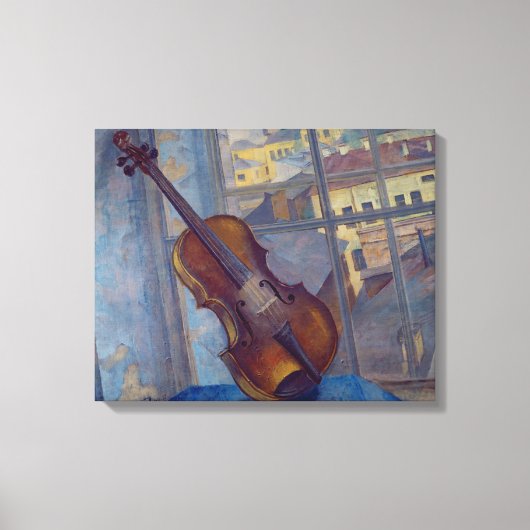 Violin, 1918 canvas afdruk (Voorkant)