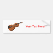 Violin: 3D-model: Bumpersticker (Voorkant)