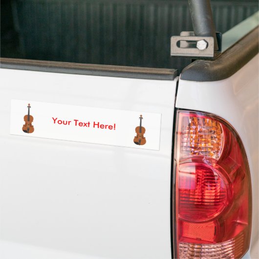 Violin: 3D-model: Bumpersticker (Op Truck)