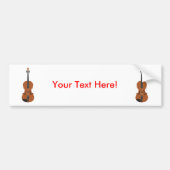 Violin: 3D-model: Bumpersticker (Voorkant)