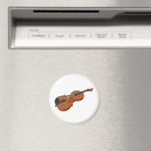 Violin: 3D-model: Magneet (Insitu (Vaatwasser))