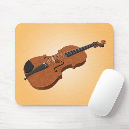 Violin: 3D-model: Mousepad Muismat (Met muis)