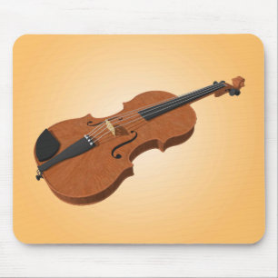 Violin: 3D-model: Mousepad Muismat