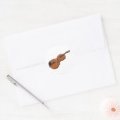 Violin: 3D-model: Ronde Sticker (Envelop)