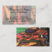 Violin and Guitar door Juan Gris;  Cubisme Visitekaartje (Voorkant / Achterkant)