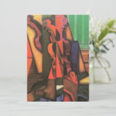 Violin and Guitar van Juan Gris,  Cubistische kuns (Staand voorkant)