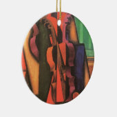 Violin and Guitar van Juan Gris,  Cubistische kuns Keramisch Ornament (Rechts)