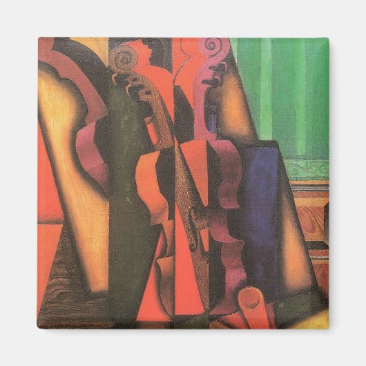 Violin and Guitar van Juan Gris,  Cubistische kuns Magneet (Voorkant)