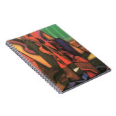 Violin and Guitar van Juan Gris, Cubistische kuns Notitieboek (Rechterzijde)