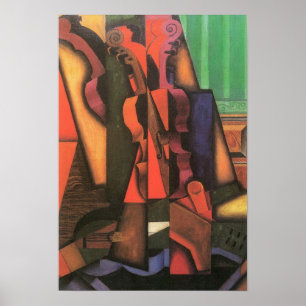 Violin and Guitar van Juan Gris, Cubistische kuns Poster