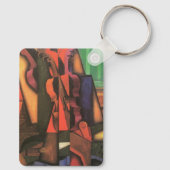 Violin and Guitar van Juan Gris,  Cubistische kuns Sleutelhanger (Achterkant)