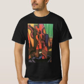 Violin and Guitar van Juan Gris,  Cubistische kuns T-shirt (Voorkant)