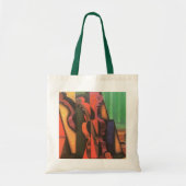 Violin and Guitar van Juan Gris,  Cubistische kuns Tote Bag (Voorkant)
