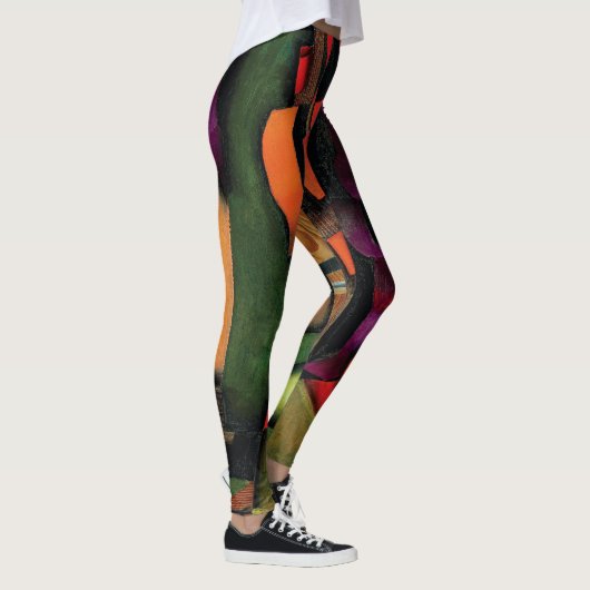 Violin and Guitar van Juan Gris Leggings (Rechts)