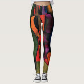 Violin and Guitar van Juan Gris Leggings (Voorkant)