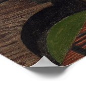 Violin and Guitar van Juan Gris Poster (Hoek)