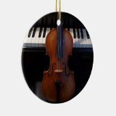 Violin and Keyboard Holiday Ornament (Rechts)