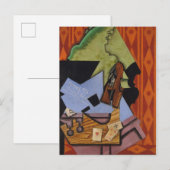 Violin and Playing Cards Briefkaart (Voorkant / Achterkant)