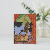 Violin and Playing Cards Briefkaart (Staand voorkant)