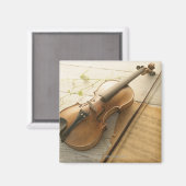 Violin and Sheet Music Magneet (Voorkant / Achterkant)