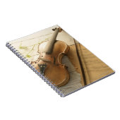Violin and Sheet Music Notitieboek (Rechterzijde)