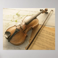 Violin and Sheet Music
