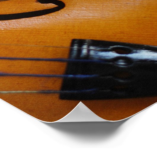 Violin and Sheet Music Poster (Hoek)