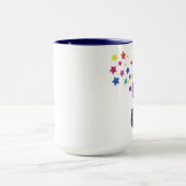 Violin and Stars Coffee Mok (Midden)