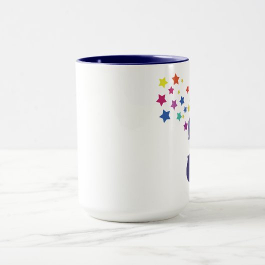 Violin and Stars Coffee Mok (Midden)