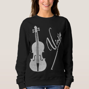  Violin Artwork Musician Birthday Gift Trui