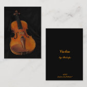 Violin ATC Visitekaartje (Voorkant / Achterkant)