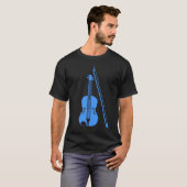 Violin - Baby Blue T-shirt (Voorkant volledig)