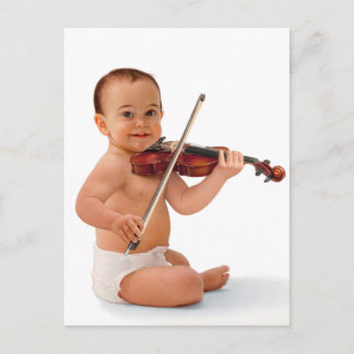 Violin Baby Briefkaart