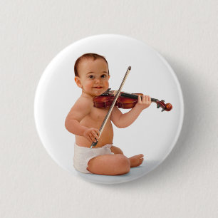 Violin Baby Ronde Button 5,7 Cm
