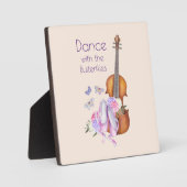 Violin & ballet laat Inspirerend dans zien Fotoplaat (Voorkant)