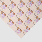 Violin, balletschoenen, bloemen en vlinders tissuepapier (Detail)