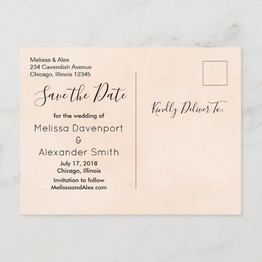 Violin, balletschoenen en vlinders sparen de datum aankondigingskaart (Achterkant)