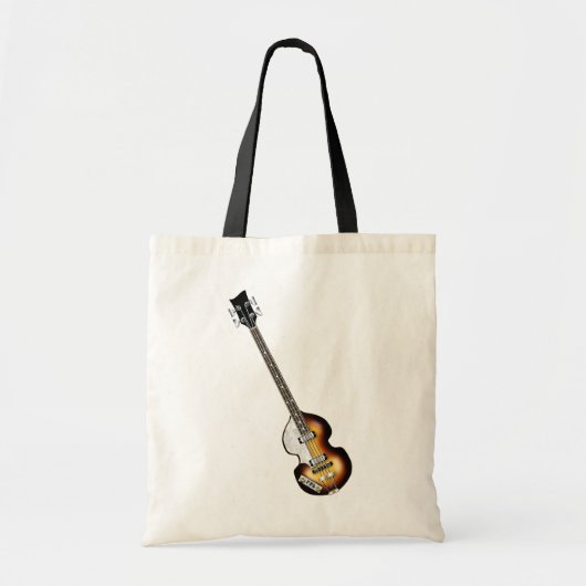 Violin Bass Guitar Tote Bag (Voorkant)