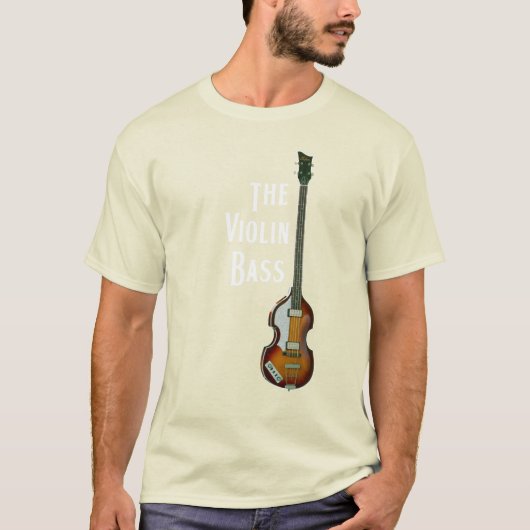 Violin Bass t-shirt (Voorkant)