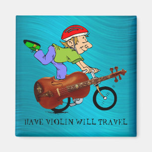 VIOLIN BIKE-MAGNET MAGNEET