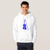 Violin - Blauw Hoodie (Voorkant volledig)