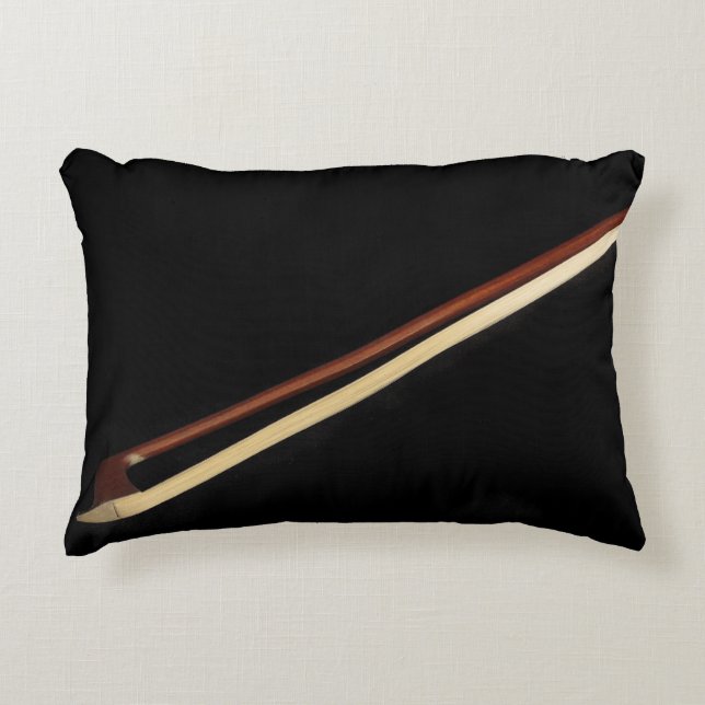Violin Bow Accent Pillow Decoratief Kussen (Voorkant)